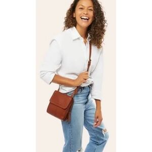 American  Leather Co. Kansas Tooled Brandy